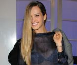 Petra Nemcova au défilé Tommy Hilfiger, collection printemps 2012, lors de la Fashion Week new-yorkaise, le 11 septembre 2011<br />
