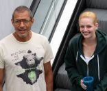 Jeff Goldblum et Lydia Hearst à Los Angeles au printemps dernier