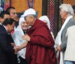 Richard Gere et son mentor le dalaï-lama à Mexico le 11 septembre dernier