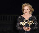 Sylvie Vartan, à Cabourg, le 18 juin 2011.<br />
