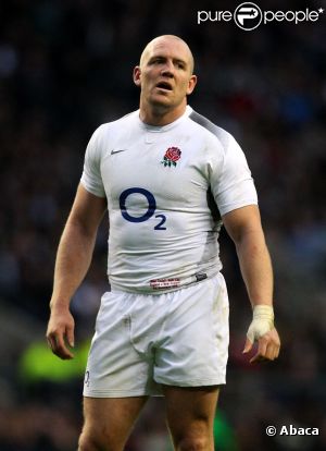 Mike Tindall, capitaine de l'Angleterre durant la Coupe du monde de rugby en Nouvelle-Zélande