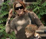 Sarah Jessica Parker et son fils James dans les rues de New York avant d'aller à l'école le 16 septembre 2011