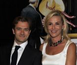 Laurence Ferrari, très amoureuse au bras de son mari Renaud Capuçon lors de la Nuit du Yachting à Monaco le 17 septembre 2011