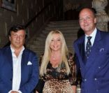 Monica Bacardi et Serge de Yougoslavie lors de la Nuit du Yachting à Monaco le 17 septembre 2011