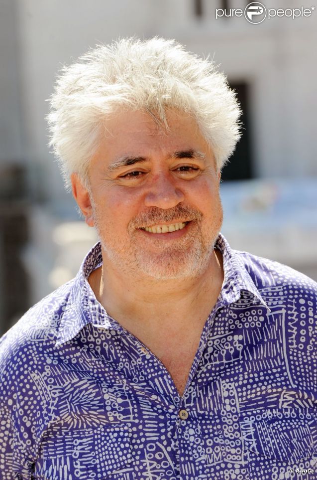Pedro Almodóvar lors d'un photocall pour la promotion du film  La piel que habito, à Rome le 21 septembre 2011