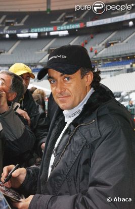 Jean Alesi à Paris le 4 décembre 2004 