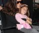Salma Hayek et sa fille Valentina à l'aéroport de Los Angeles le 24 septembre 2011 pour prendre un avion direction Paris