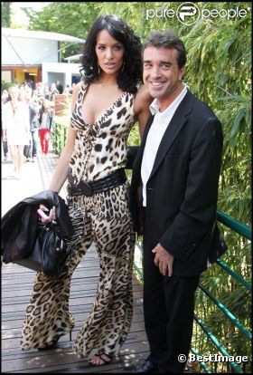 Jade Foret et Arnaud Lagardère le 24 mai 2011. 