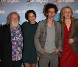 Albert Delpy, Aure Atika, Eric Elmosnino et Julie Delpy lors de l'avant-première du film Le Skylab à Paris le 27 septembre 2011