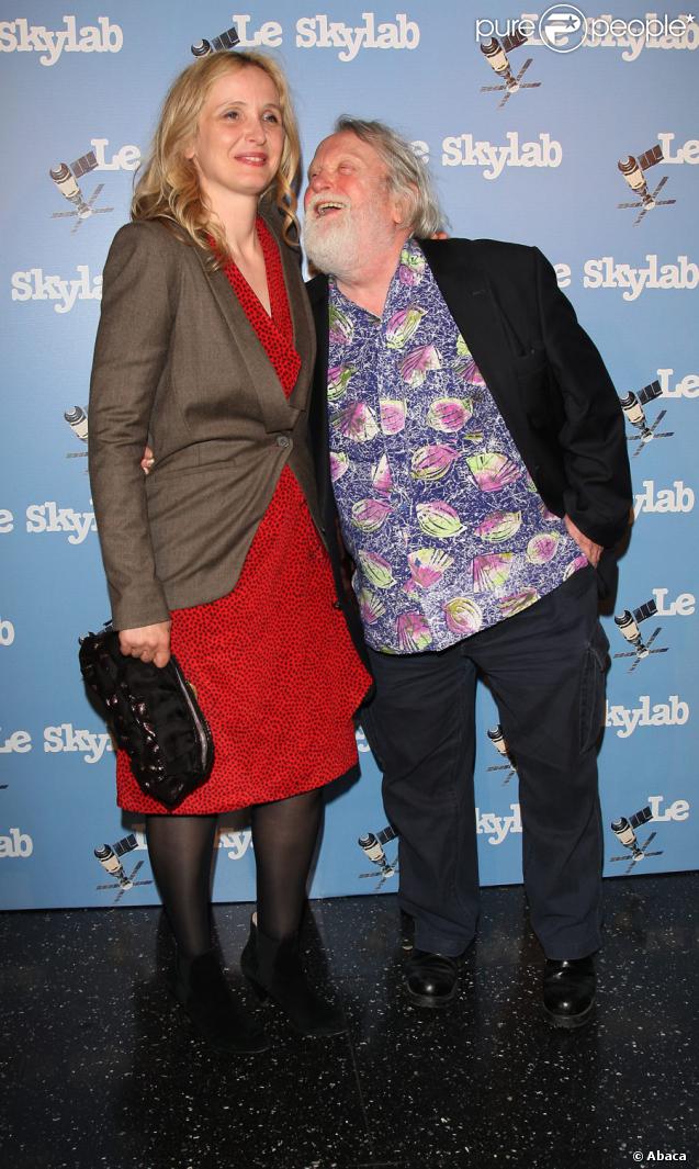 Julie Delpy et Albert Delpy lors de l'avant-première du film Le Skylab à Paris le 27 septembre 2011