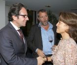 Frédéric Lefebvre, Christophe Kulikowski et Marielle Fournier lors de la soirée de l'Association des Niçois de Paris, le 26 septembre 2011. 