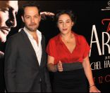 Marilou Berry et Stéphane Debac à la première parisienne de The Artist, au Grand Rex. 28 septembre 2011