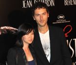 Linh-Dan Pham et Simon Buret à la première parisienne de The Artist, au Grand Rex. 28 septembre 2011