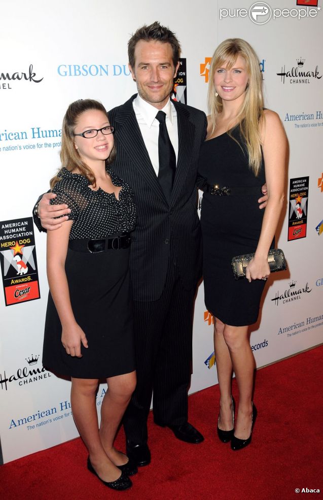 Michael Vartan et son épouse Lauren Skaar lors de la soirée du prix du chien héros organisée par l'American Humane Association à Beverly Hills le 1er octobre 2011
