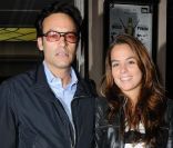 Anthony Delon et sa demi-soeur Anouchka Delon, à l'avant-première de Cabaret au Théâtre de Marigny à Paris, le 6 octobre 2011.