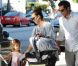 Jessica Alba, Cash Warren, Honor et Haven se sont retrouvés pour un petit déjeuner en famille à Beverly Hills, le 8 octobre 2011.  