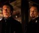 John Cusack dans le costume d'Edgar Allan Poe, face à un tueur en série