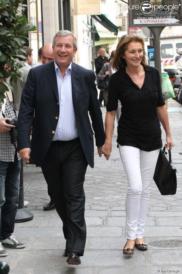 Cécilia, qui vient de lancer son blog sur le site Jolpress, et Richard Attias à Paris, le 29 septembre 2011.