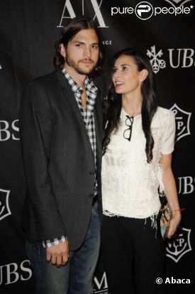 Demi Moore et Ashton Kutcher en juin 2011 à New York