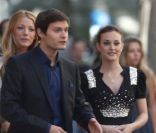 Hugo Becker et Leighton Meester en tournage à Paris. Eté 2010
