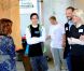 Le prince Haakon et la princesse Mette-Marit le 11 octobre 2011 à l'Institut du Travail de Buskerud.