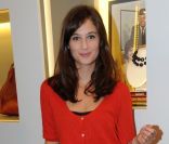 Mélanie Bernier lors du happening Darel où le Simple Bag a été célébré ! Le 11 octobre 2011 à la nouvelle boutique Gérard Darel, 46 rue du Bac. 75007 PARIS.