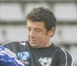 Patrick Bruel au match caritatif 'pour ne pas oublier' au stade Charléty, le 20/05/08