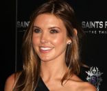 Audrina Patridge à la soirée de lancement du jeu vidéo Saints Row, le mercredi 12 octobre 2011.