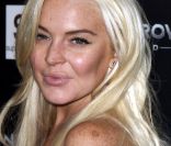 Lindsay Lohan à la soirée de lancement du jeu vidéo Saints Row, le mercredi 12 octobre 2011.