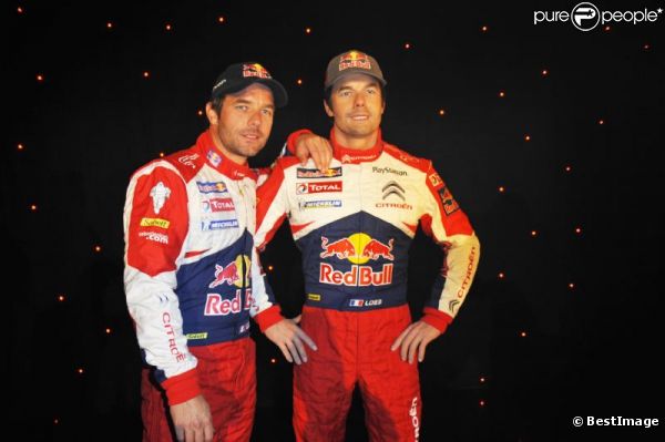 Sébastien Loeb découvre sa statue de cire au musée Grévin le jeudi 13 octobre 2011