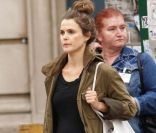 Keri Russell est enceinte de son deuxième enfant. New York le 13 octobre 2011
