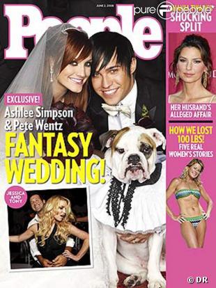 Ashlee Simpson et Pete Wentz en couverture de People Magazine