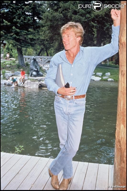 Le costume canadien, ou duo jean sur jean, ici porté par Robert Redford, a longtemps été considéré comme ringard.  