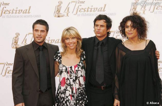 De g à droite : Anthony Dupray, Nathalie Vincent, Filip Nikolic et Victor Lazlo