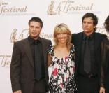 De g à droite : Anthony Dupray, Nathalie Vincent, Filip Nikolic et Victor Lazlo