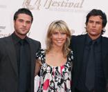 De g à droite : Anthony Dupray, Nathalie Vincent, Filip Nikolic et Victor Lazlo