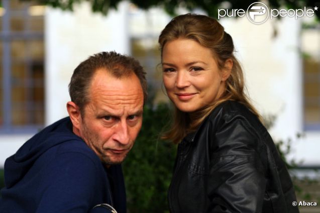 Benoit Poelvoorde et Virginie Efira à Lille le 19 octobre 2011 pour présenter Mon pire cauchemar.