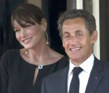 Carla Bruni-Sarkozy et Nicolas, son époux, en mai 2011.