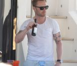 Ronan Keating sur un yacht le 20 octobre 2011 dans la baie de Sydney