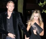 Peter Crouch et Abbey Clancey le 23 octobre au Wing's Chinese Restaurant de Manchester