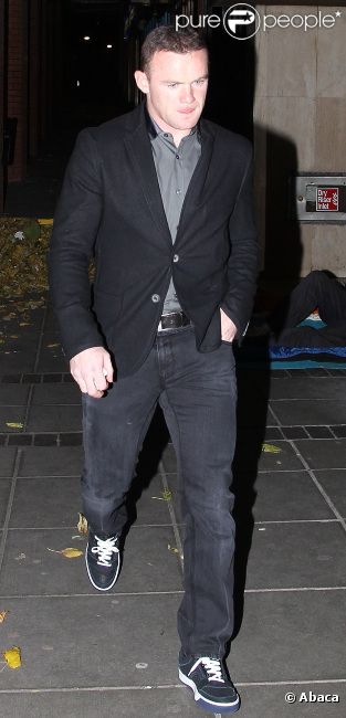 Wayne Rooney célèbre son anniversaire, le 23 octobre au Wing's Chinese Restaurant de Manchester