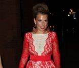 Coleen Rooney le 23 octobre au Wing's Chinese Restaurant de Manchester