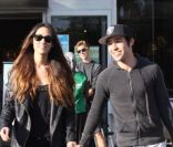 Pete Wentz et sa petite amie se rendent dans un supermarché bio, le mercredi 12 octobre 2011 à Los Angeles.