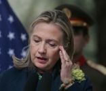 Hillary Clinton à Kaboul, le 20 octobre 2011. 