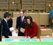 Le prince William et Kate Middleton étaient le 2 novembre 2011 à Copenhague, au Danemark, pour visiter en compagnie du prince Frederik et de la princesse Mary le centre d'approvisionnement de l'UNICEF et apporter leur soutien dans la lutte contre la famine dans la Corne de l'Afrique.