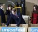 Le prince William et son épouse la duchesse Catherine étaient le 2 novembre 2011 à Copenhague, au Danemark, pour visiter en compagnie du prince Frederik et de la princesse Mary le centre d'approvisionnement de l'UNICEF et apporter leur soutien dans la lutte contre la famine dans la Corne de l'Afrique.