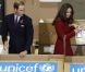 Visite officielle du prince William et de sa femme Catherine à Copenhague le 2 novembre 2011, pour leur première mission humanitaire ensemble au centre d'approvisionnement de l'UNICEF.