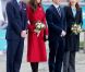 Visite officielle du prince William et de sa femme Catherine à Copenhague le 2 novembre 2011, pour leur première mission humanitaire ensemble au centre d'approvisionnement de l'UNICEF.