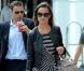 Pippa Middleton, adepte du look businesswoman auquel elle apporte une touche rock avec sa veste en cuir Whistles. Londres, le 6 juillet 2011. 