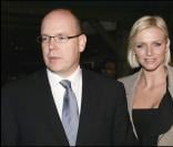 Le Prince Albert et Charlène Wittstock